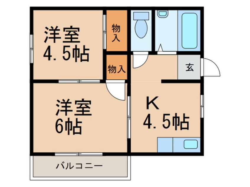 間取図 六甲アビタシオン