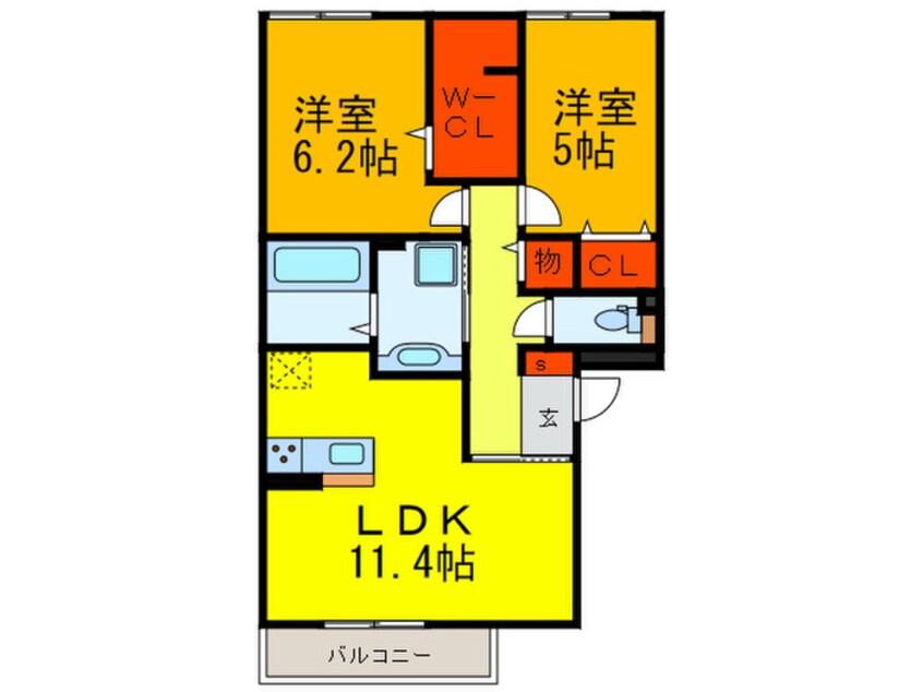 間取図 プロスペリテ