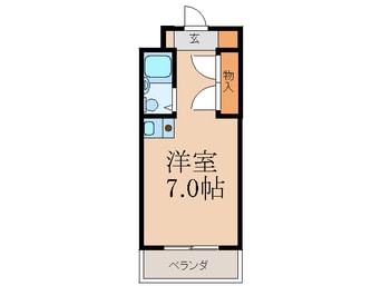 間取図 エスポワ－ルミヤビ