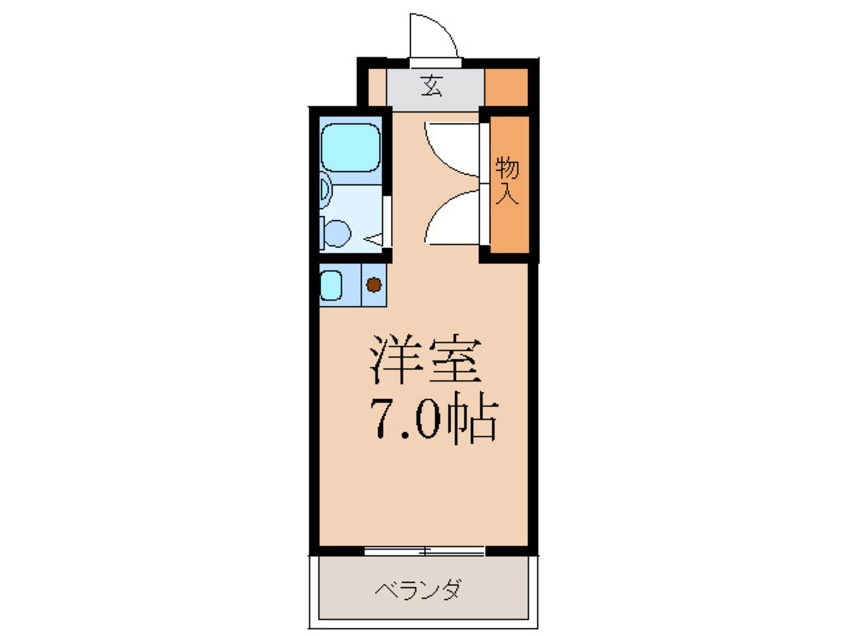 間取図 エスポワ－ルミヤビ