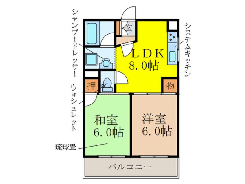 間取図 マッセ新大阪ハイツ　旧館