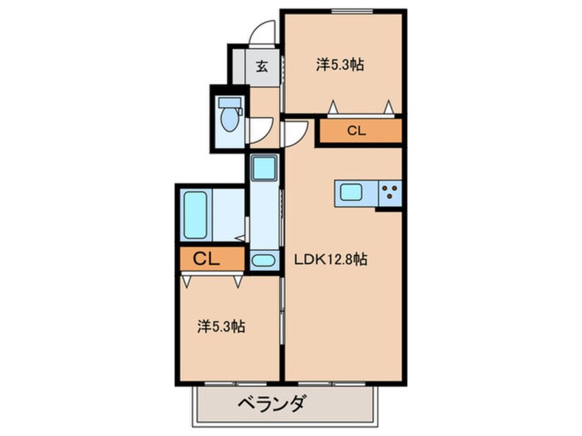 間取図 セジュール名和