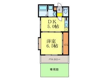 間取図 クリスタルコート江坂