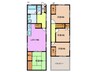 七条通戸建て 4LDKの間取り