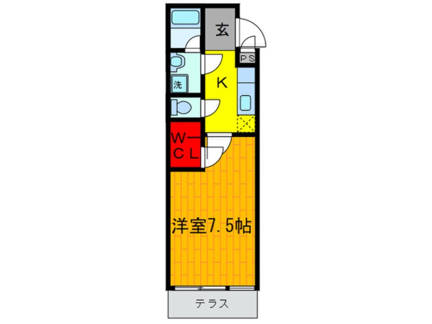 間取図 エトワ－ル喜里川