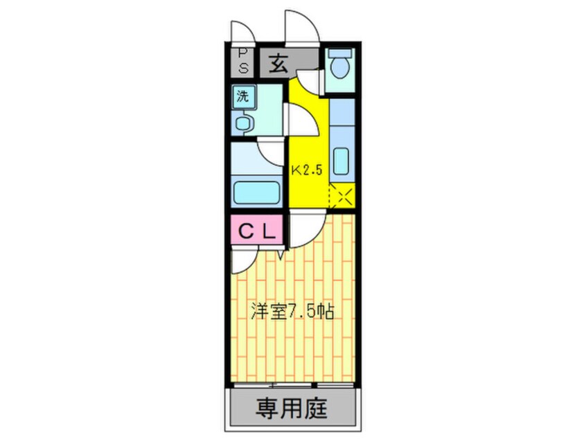 間取図 エトワ－ル喜里川