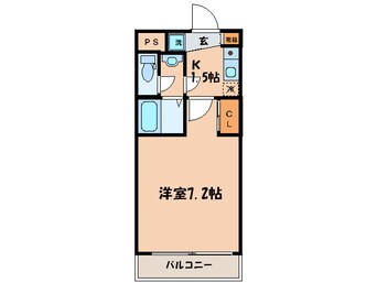 間取図 フォ－ラスコ－トⅡ