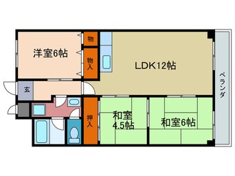 間取図 リバーヒルズ