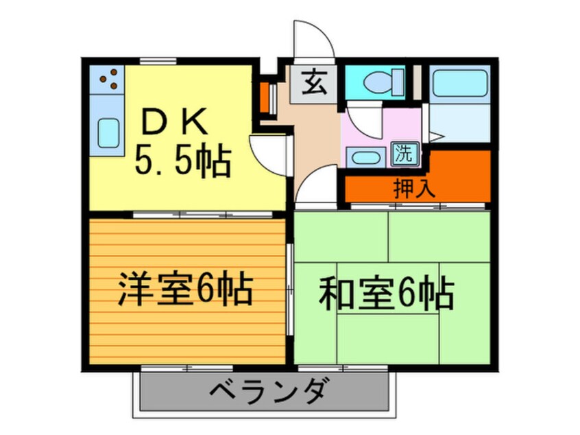 間取図 サンライフ下鴨