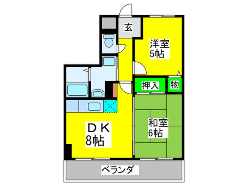 間取図 グリットハウス津久野