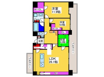 間取図 セイワパレス玉造