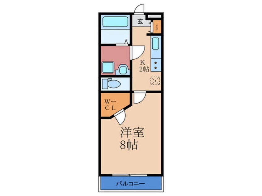 間取図 クレール西淀川