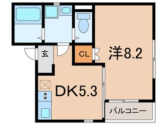 間取図 オレスコートハンシン