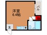 ハマンション枚方元町 1Rの間取り