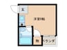 ハマンション枚方元町 1Rの間取り