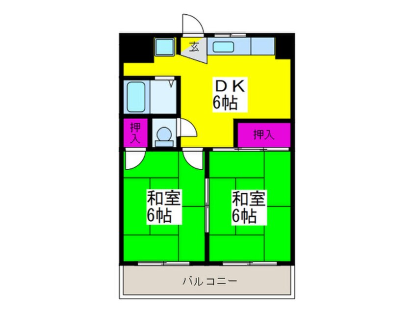 間取図 ツインナ－ク