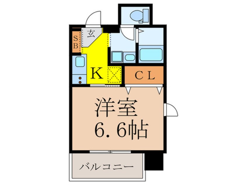 間取図 プレミアムステージ新大阪駅前