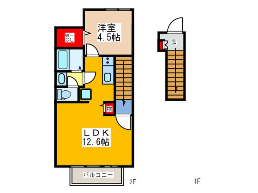 間取図 カーサソレーユⅡ