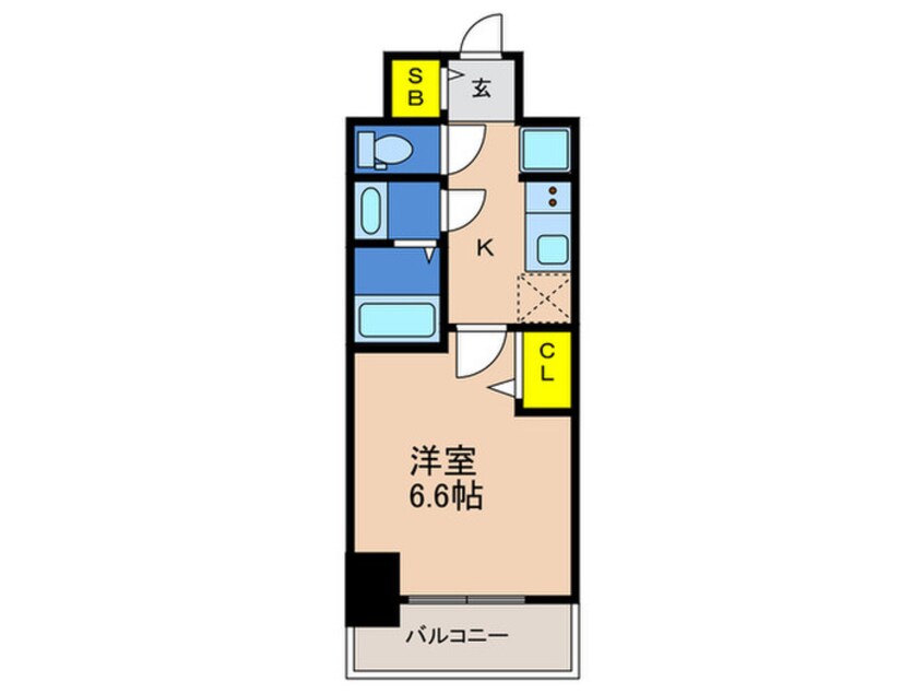 間取図 ﾌﾟﾚｻﾝｽ ﾊｰﾊﾞｰﾗﾝﾄﾞ ｱﾝﾄﾞ･ｼｰ(503)