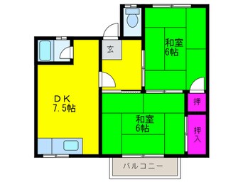 間取図 いずみハイツ