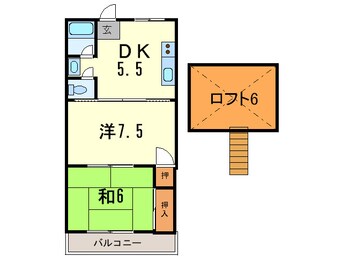 間取図 メゾンド広田