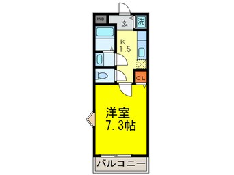間取図 ベルドミ－ル末広Ⅲ番館