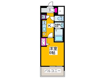 間取図 ﾚｼﾞｭｰﾙｱｯｼｭOSAKA新深江(1102)