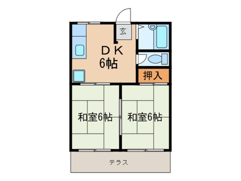 間取図 ヴィラ正城　３棟