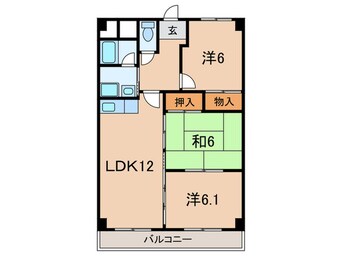 間取図 フル－ル南鈴原