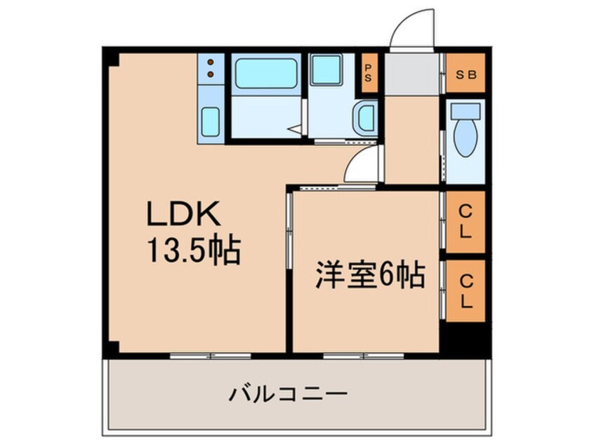 間取図 プレージュebisu