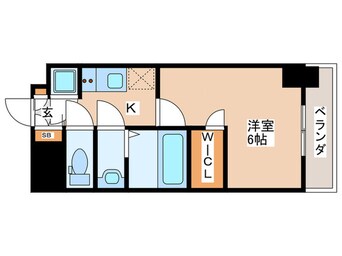 間取図 エスリード京橋グランツ（1102）