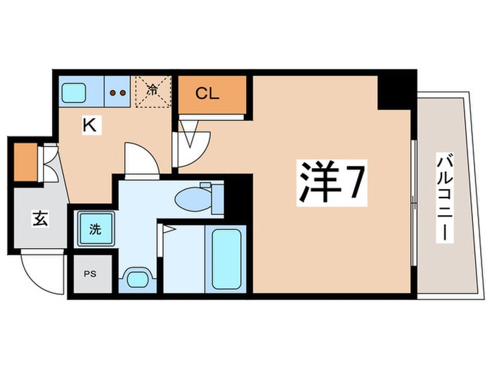 間取り図 エグゼ阿倍野(902)