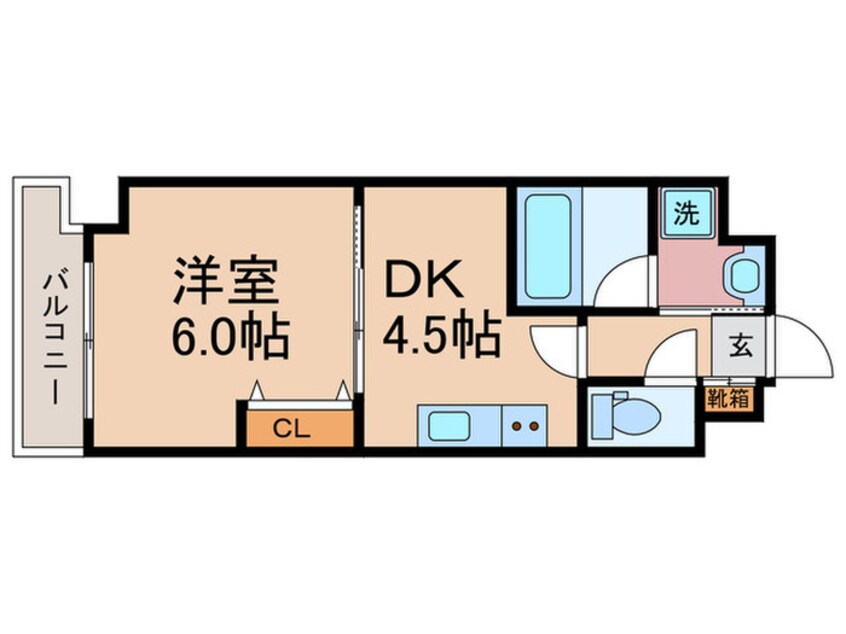 間取図 クローナコート烏丸御池