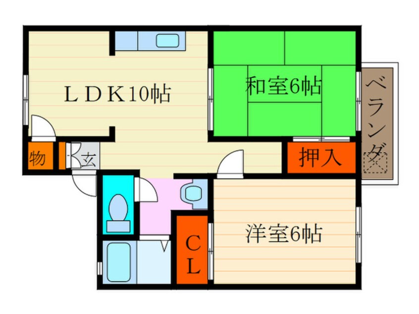 間取図 ファミールほうじの木