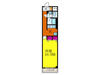 間取図 グランコ－ト南摂津