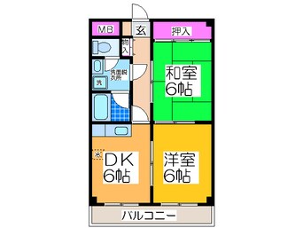 間取図 グランドールあびこ