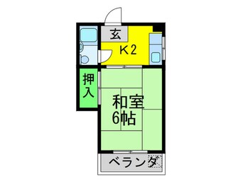 間取図 賀来マンション