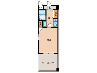 間取図 キャッスルコートⅡ(408)