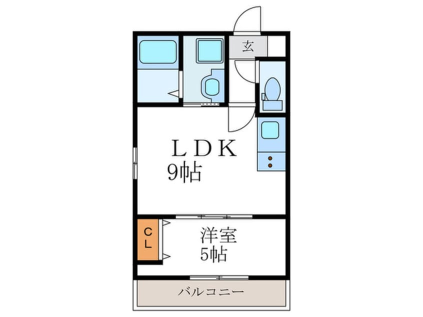 間取図 クレアーレ西陣