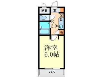 間取図 フラワ－マンション