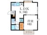エクセレントさわらぎⅠ 1LDKの間取り