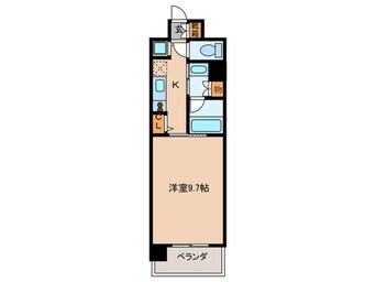 間取図 インザグレイス天神橋（704）