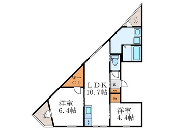 間取図 京都グランデ二条駅南