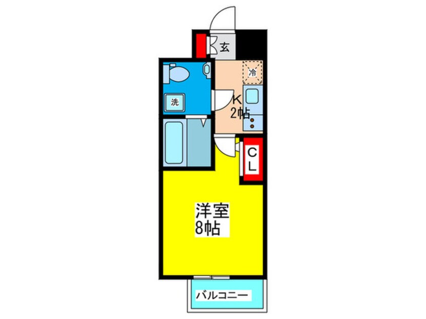 間取図 ザ・パーククロス阿波座