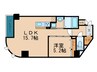 EL-SiaUmekita 1LDKの間取り