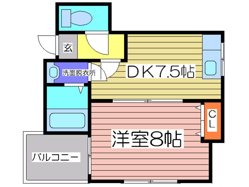 間取図 森の宮光栄マンション