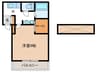 リ－フェ細田町 1Kの間取り
