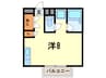 ヴィラ上ケ原 1Rの間取り