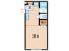 ヴィラ上ケ原 1Rの間取り