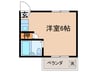 ジュネス美也古パートⅡ 1Rの間取り
